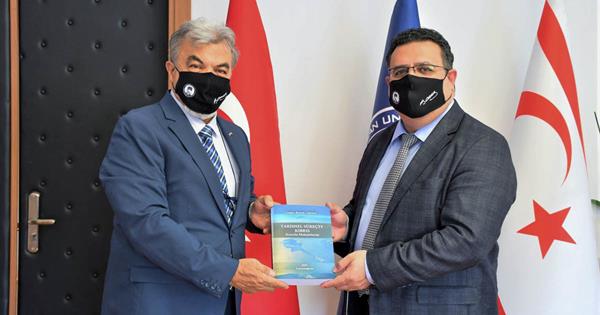 EMU-ATAUM Executive Board Paid a Visit to EMU Rector Prof. Dr. Aykut Hocanın