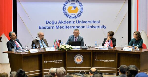EMU Hosts an International Symposium Titled “Cyprus on the 450th Anniversary of the Conquest: Past, Present and Future” with the Participation of President Tatar
