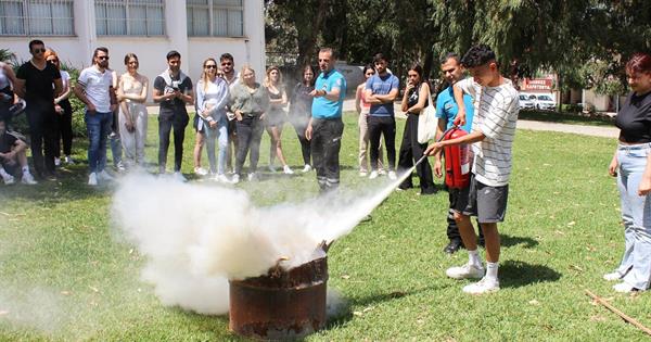 First Aid, Firefighting, Earthquake Awareness Seminar and Training Organized at EMU Faculty of Tourism