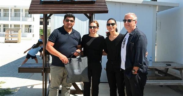 Ecologic Design from the EMU Faculty of Architecture Students: Solar Charging Workstation Granted to Yeniboğaziçi Elementary School